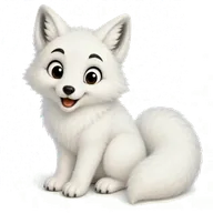 Frost the arctic fox