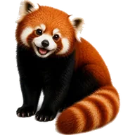 Rusty the red panda
