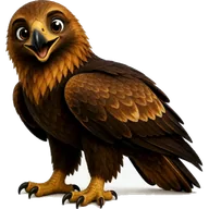 Talon the golden eagle